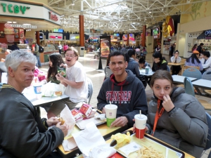 APP enjoying lunch at the Great Mall.